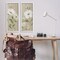 Stupell Industries Cottage Blossoms on Beige 2pc Framed Giclee Wall Art Set Design by Nan